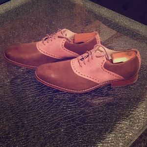 Brown and Lilac Leather Cole Haan - real jazzy!